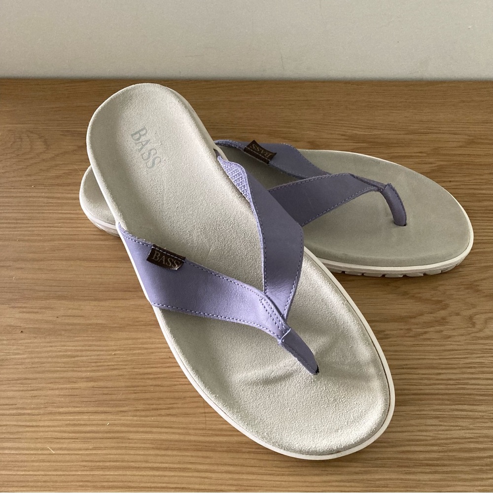 Bass Purple Thong Sandals
